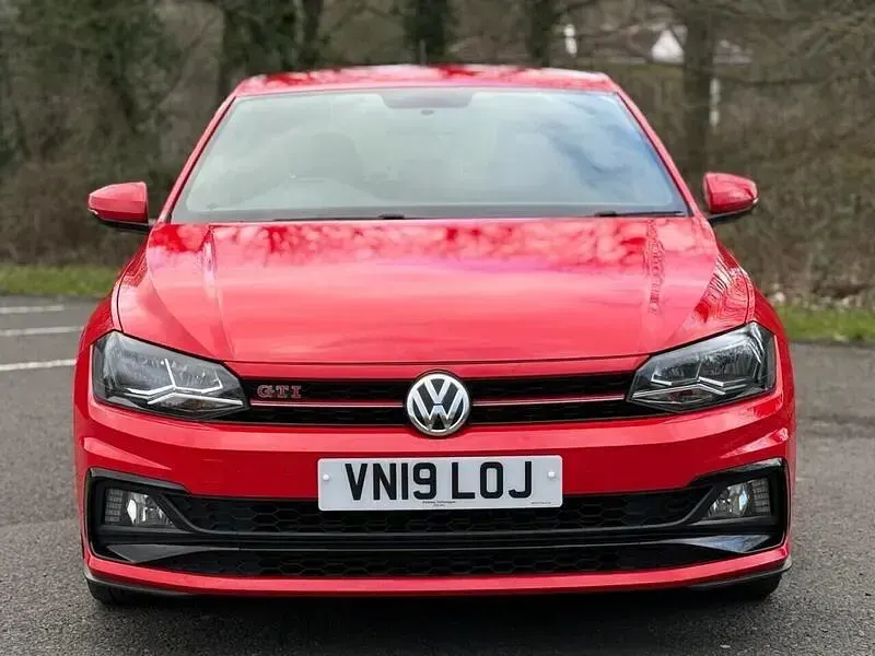 Used VW Polo GTI 200 HP (147 kW) 2019 Red Hatchback