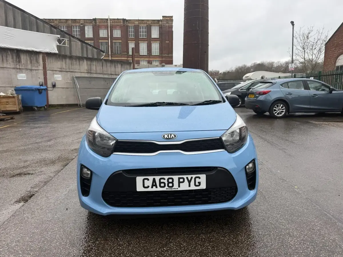 Used Kia Picanto 66 HP (48 kW) 2018 Blue Hatchback