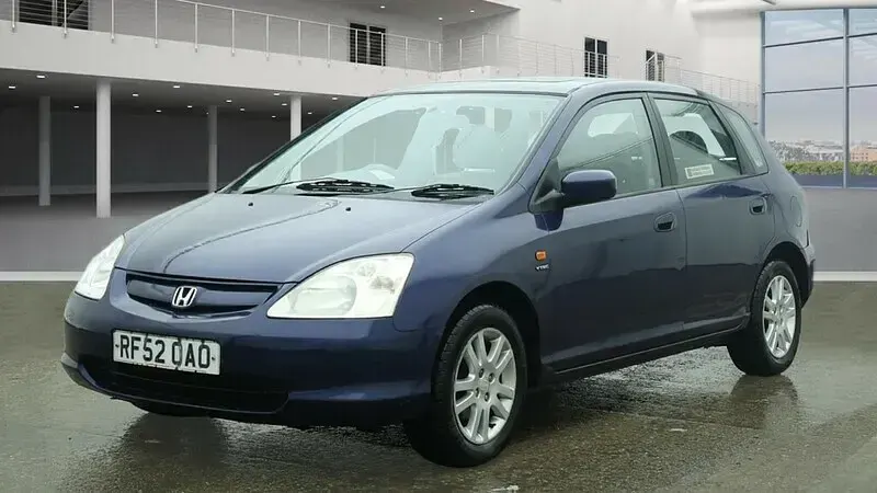Used Honda Civic Executive 108 HP (79 kW) 2002 Blue Hatchback