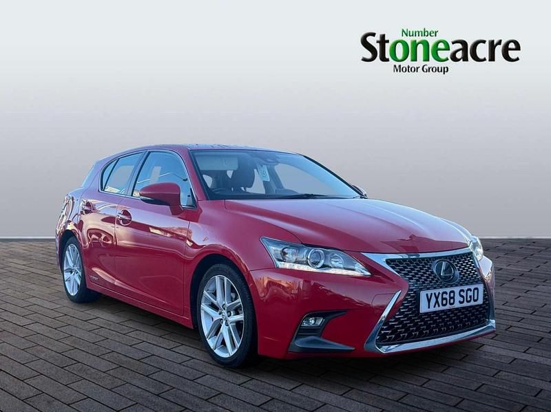 Red Used 2018 Lexus CT200h Hatchback | £13,995 (Fair price) - Image 1/4