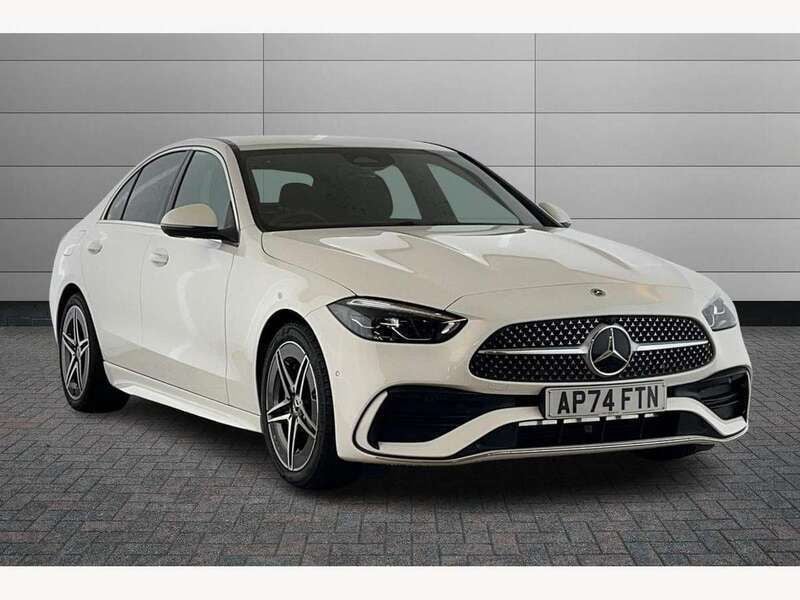 White Used 2025 Mercedes C200 AMG line Sedan | £36,250 (A bit pricey) - Image 1/3