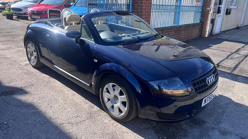 Used Audi TT Roadster Business 150 HP (110 kW) 2004 Blue Cabriolet