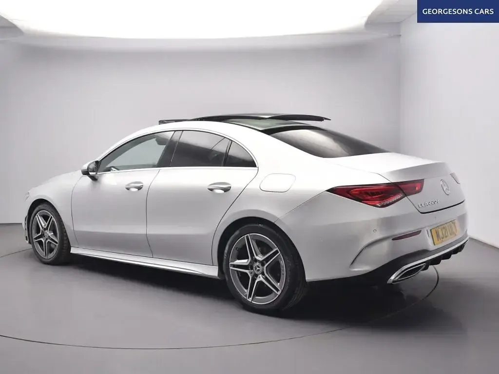 Used Mercedes CLA220 AMG line 190 HP (139 kW) 2021 Silver Sedan