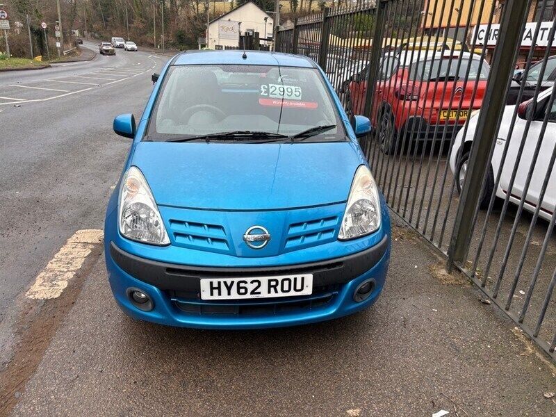 Blue Used 2012 Nissan Pixo N-TEC Hatchback | £1,995 (Good price) - Image 1/3