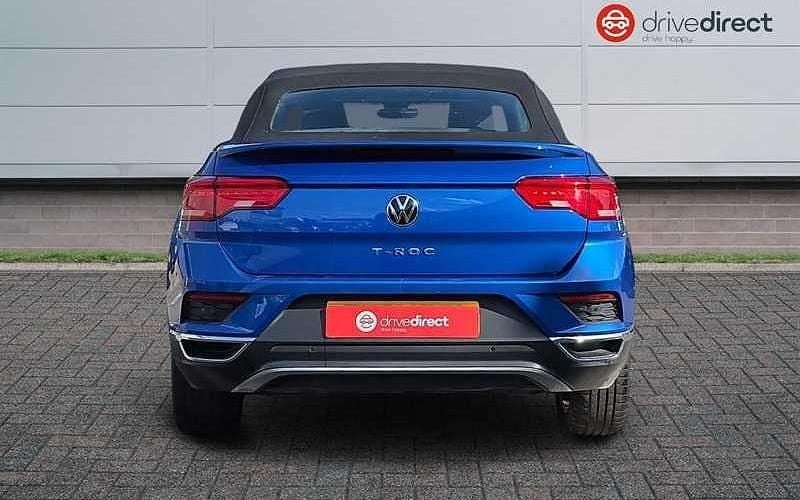 Used VW T-Roc Cabriolet Design 150 HP (110 kW) 2021 Metallic  ravenna blue Cabriolet