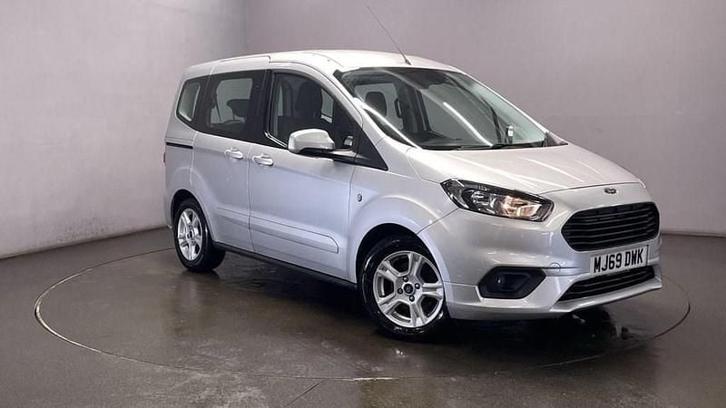 Silver Used 2019 Ford Tourneo Courier Zetec MPV | £9,499 (Fair price) - Image 1/4