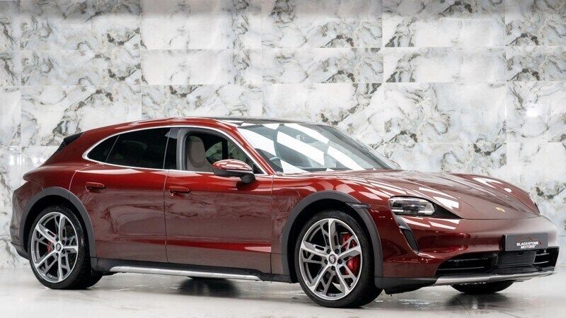 Red Used 2021 Porsche Taycan Cross Turismo Sedan | £47,489 (Fair price) - Image 1/4