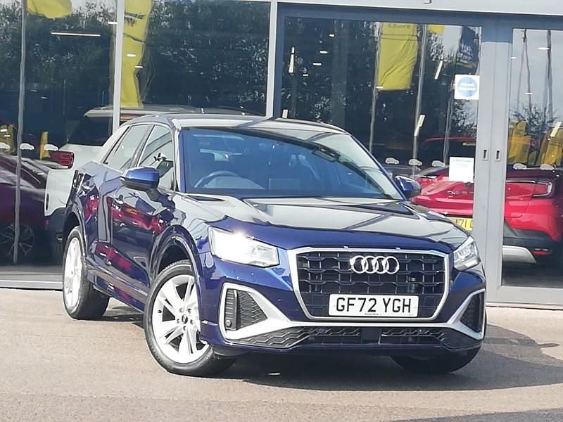 Blue Used 2022 Audi Q2 S-Line SUV | £24,698 (Fair price) - Image 1/4