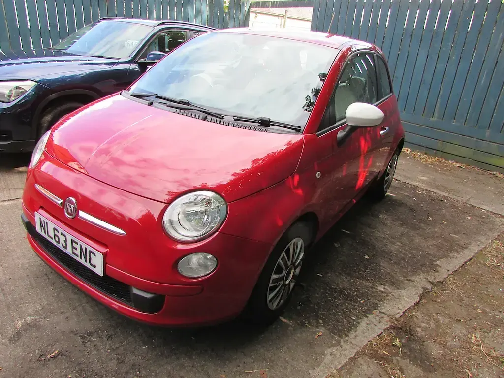 Used Fiat 500 69 HP (50 kW) 2013 Red Hatchback