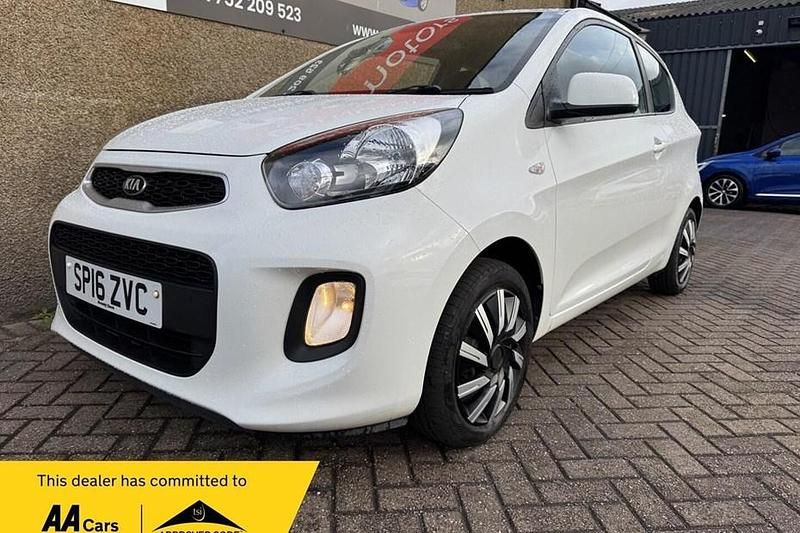 White Used 2016 Kia Picanto 2 Hatchback | £4,395 (Good price) - Image 1/1