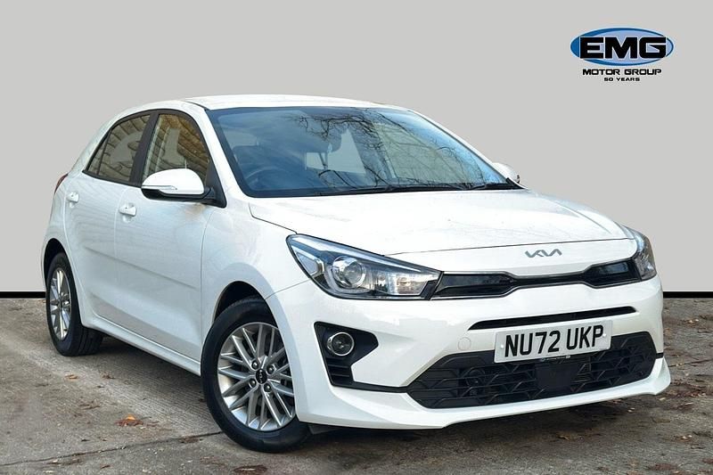 White Used 2022 Kia Rio Hatchback | £12,995 (A bit pricey) - Image 1/3