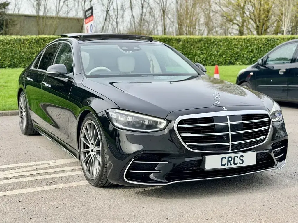 Used Mercedes S350 AMG line 2021 Black Sedan