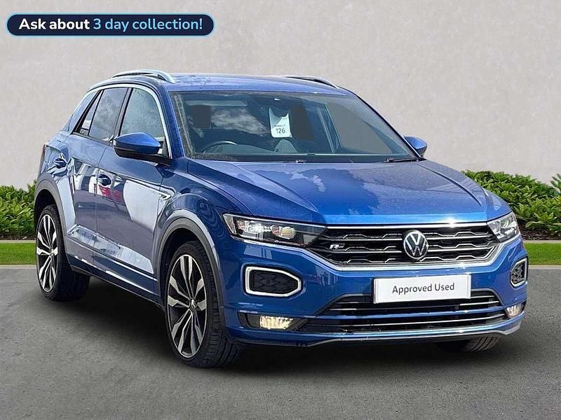 Blue Used 2022 VW T-Roc R-line SUV | £19,294 (Good price) - Image 1/4