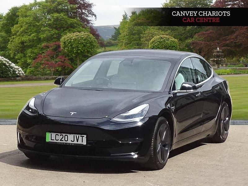 Black Used 2020 Tesla Model 3 Long Range Sedan | £17,200 (Fair price) - Image 1/4
