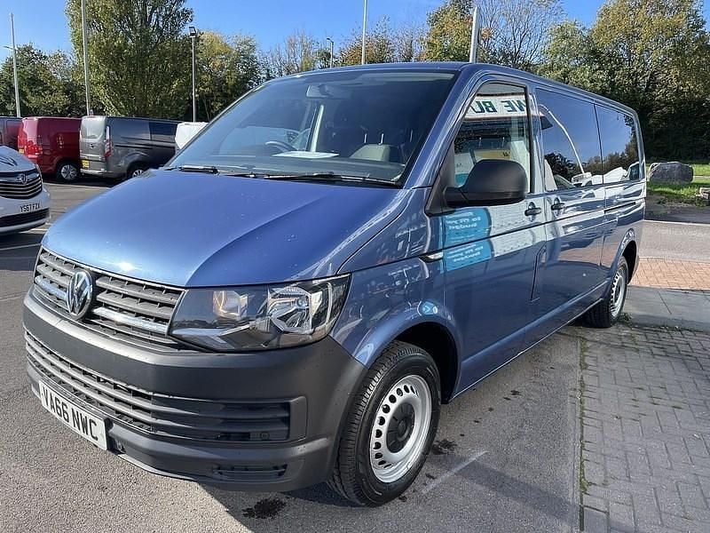 Used VW T6 Startline 150 HP (110 kW) 2017 Blue Van