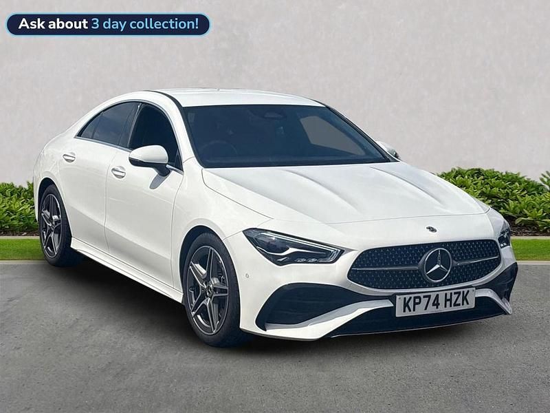 White Used 2024 Mercedes CLA200 Executive Coupe | £26,899 (Fair price) - Image 1/2