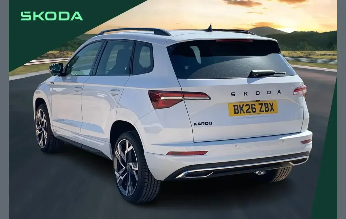 New Skoda Karoq SportLine 150 HP (110 kW) 2026 White SUV
