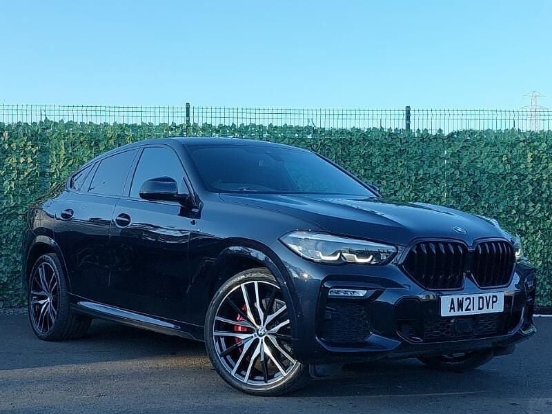 Black Used 2021 BMW X6 M Sport SUV | £44,998 (Fair price) - Image 1/4
