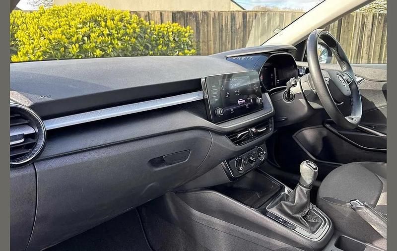 Used Skoda Fabia Colour Edition 94 HP (69 kW) 2023 Graphite grey metallic body / black magic pearl effect roof Hatchback