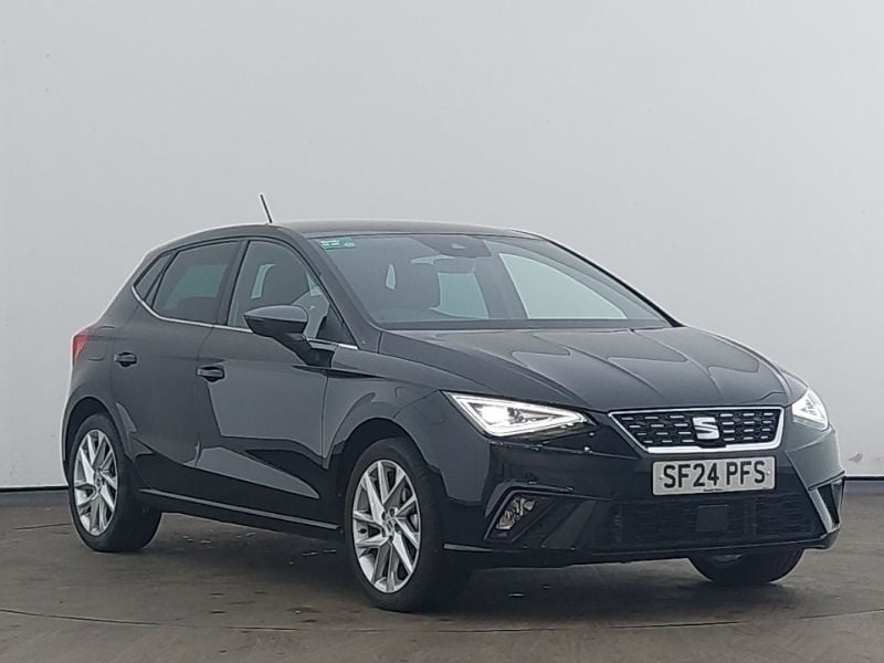 Black Used 2024 Seat Ibiza XCELLENCE Hatchback | £18,598 (A bit pricey) - Image 1/4