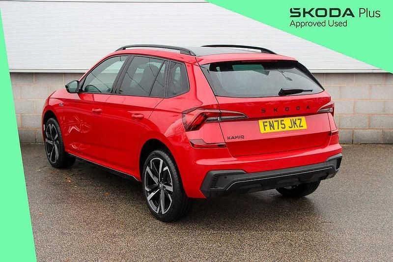 Used Skoda Kamiq Monte Carlo 85 HP (62 kW) 2025 Velvet red metallic SUV