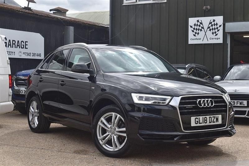 Black Used 2018 Audi Q3 S-Line SUV | £16,495 (Super price) - Image 1/4