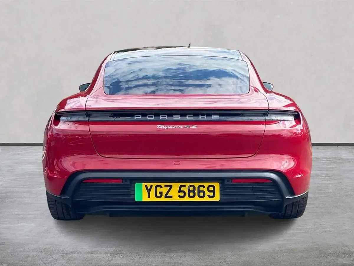 Used Porsche Taycan Performance Package 419 kW (571 HP) 2023 Red Sedan