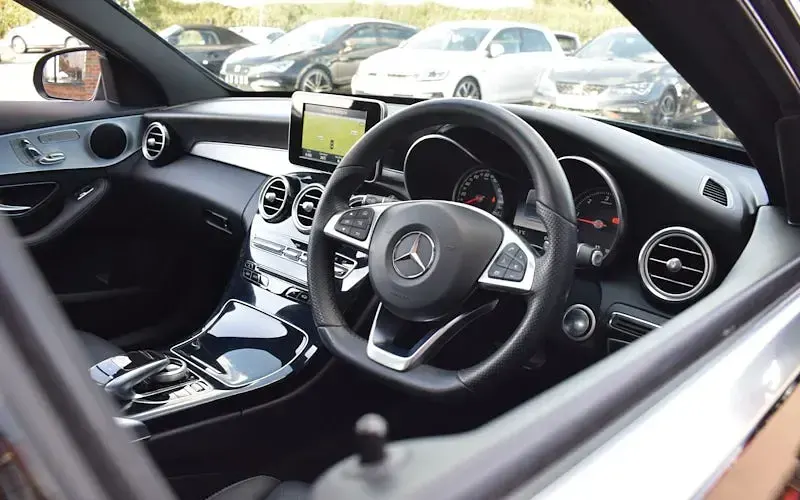 Used Mercedes C220 AMG line 170 HP (125 kW) 2016 Black Sedan