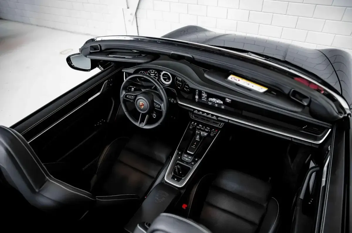 Used Porsche 911 Turbo S Cabriolet 650 HP (478 kW) 2021 Black Cabriolet