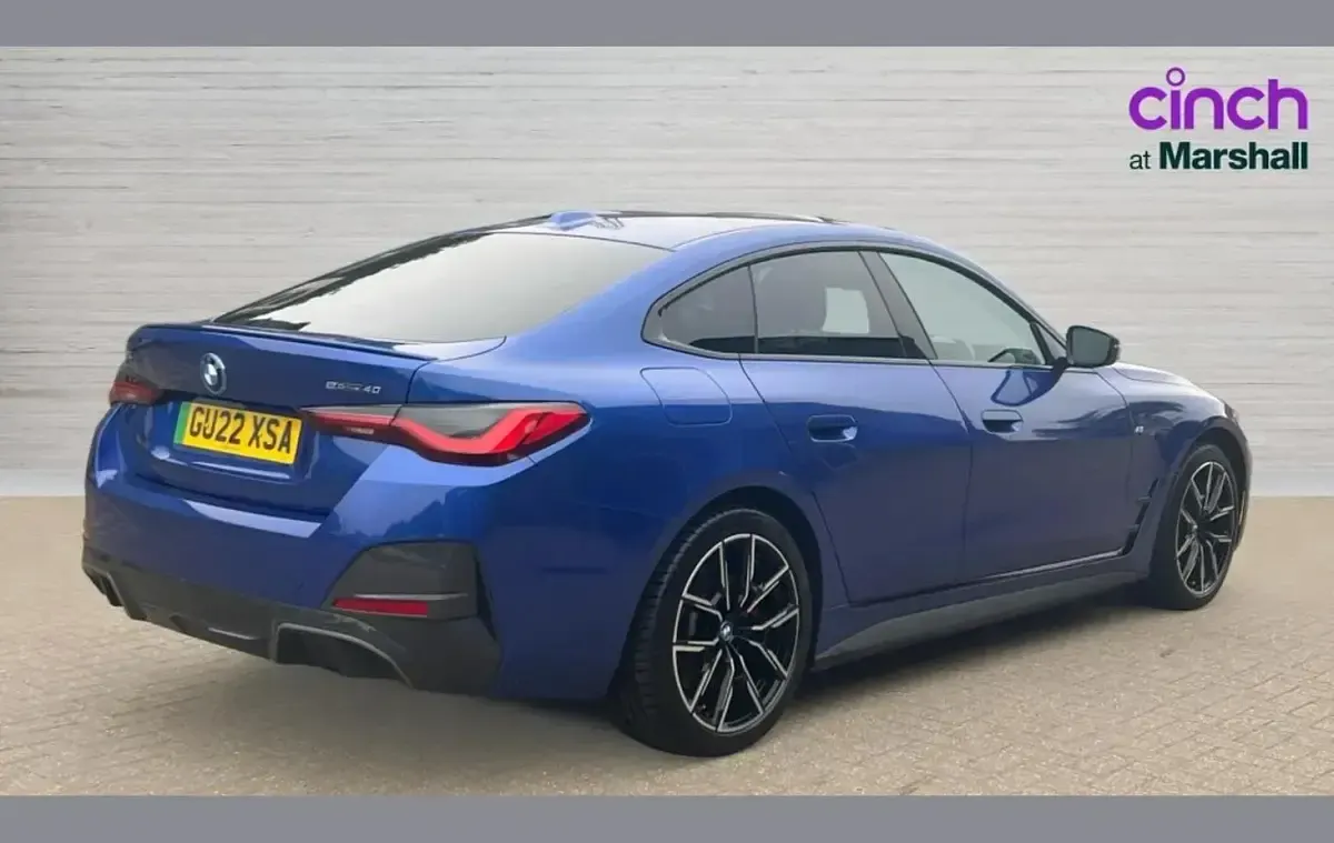 Used BMW i4 M Sport 250 kW (340 HP) 2022 Blue Sedan