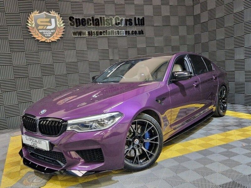Purple Used 2018 BMW M5 Competition Edition Sedan | £42,995 (Expensive) - Image 1/4