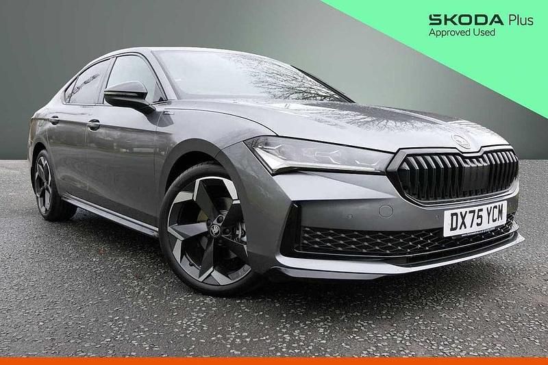 New Skoda Superb SportLine 110 HP (80 kW) 2025 Graphite grey metallic Hatchback