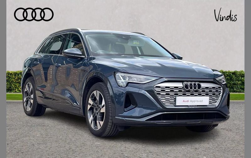 Blue Used 2023 Audi Q8 e-tron Sport SUV | £39,900 - Image 1/4