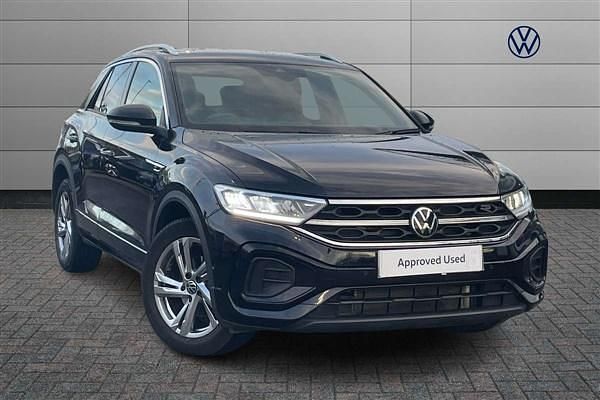 Black Used 2022 VW T-Roc R-line SUV | £21,694 (Fair price) - Image 1/4