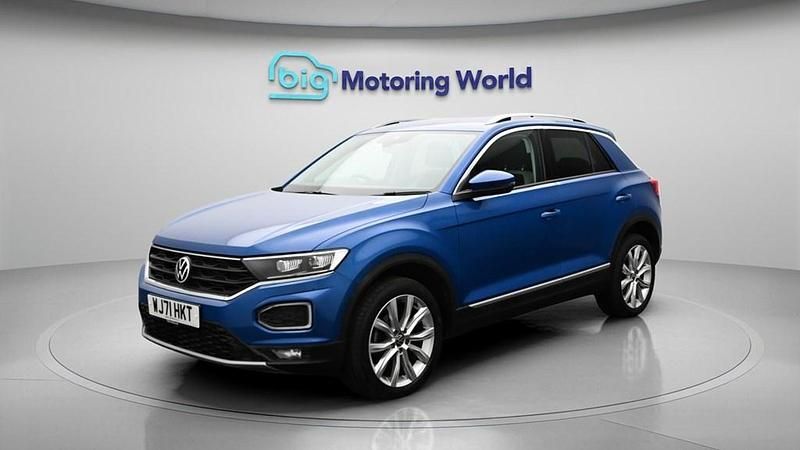 Used VW T-Roc SEL 150 HP (110 kW) 2021 Blue SUV