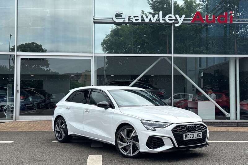 White Used 2023 Audi S3 Black Edition Hatchback | £36,990 (A bit pricey) - Image 1/4