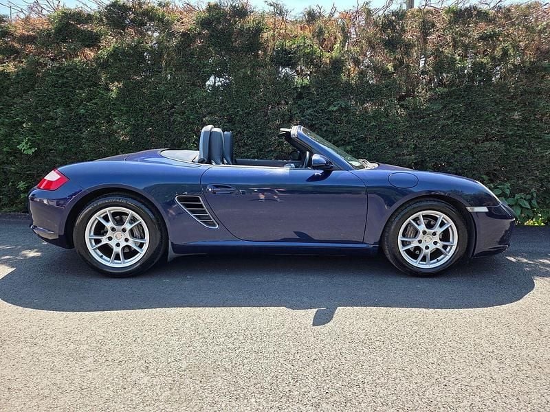Used Porsche Boxster 240 HP (176 kW) 2005 Blue Cabriolet