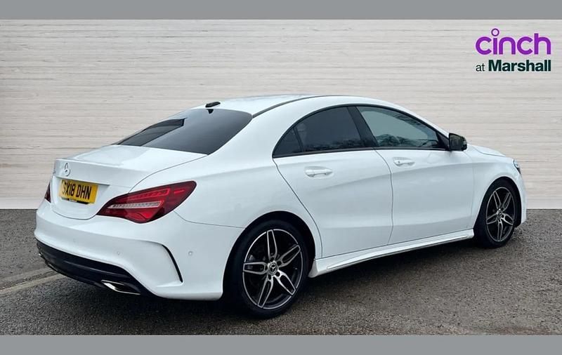 Used Mercedes CLA220 AMG line 174 HP (127 kW) 2018 White Sedan