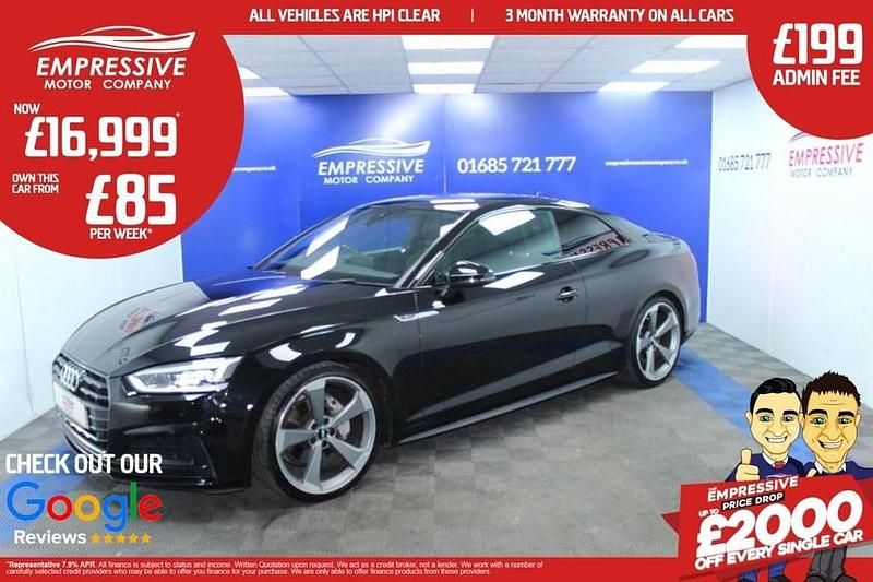 Black Used 2019 Audi A5 Black Edition Coupe | £16,999 (Fair price) - Image 1/4