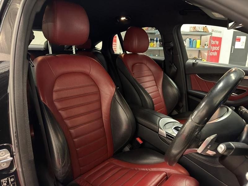 Used Mercedes GLC220 AMG line 2017 Black Coupe