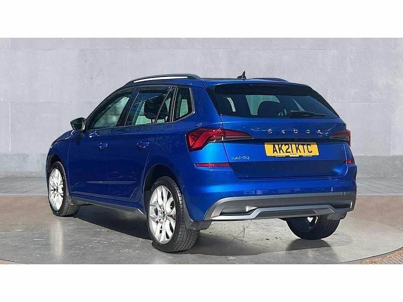 Used Skoda Kamiq SE L 115 HP (84 kW) 2021 Blue SUV