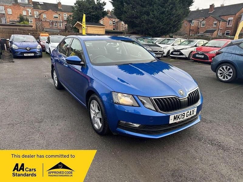 Used Skoda Octavia SE 115 HP (84 kW) 2019 Blue Hatchback
