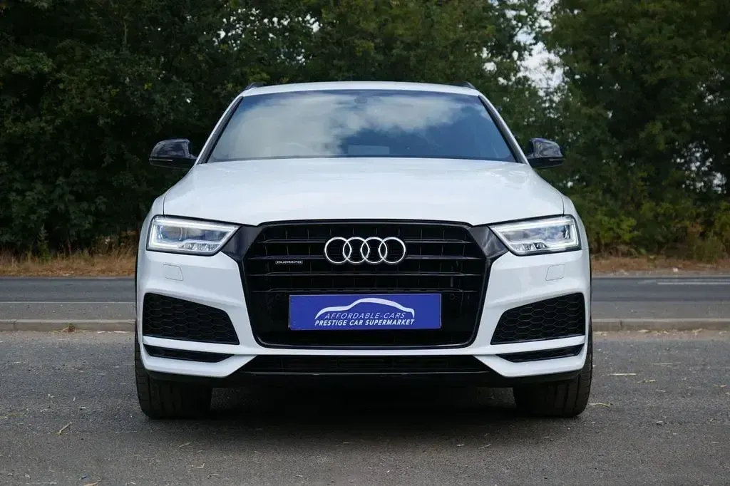 Used Audi Q3 Black Edition 180 HP (132 kW) 2017 White SUV