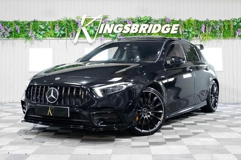 Black Used 2022 Mercedes A35 AMG Premium Plus Hatchback | £31,576 (Fair price) - Image 1/4