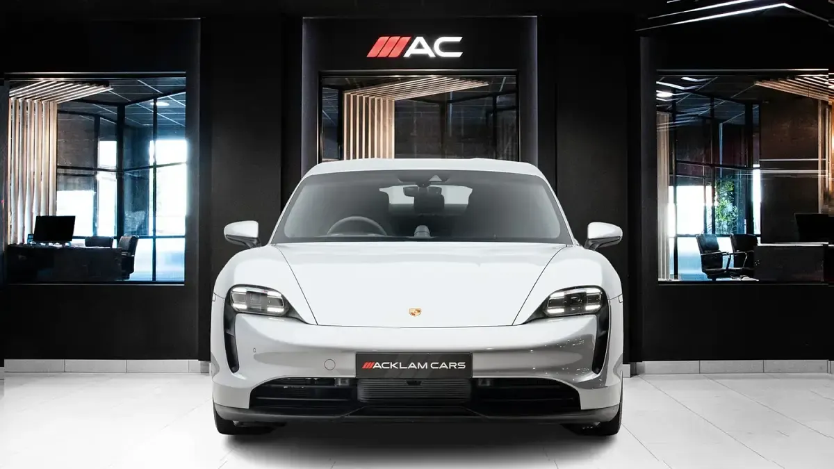 Used Porsche Taycan 2021 Silver Sedan