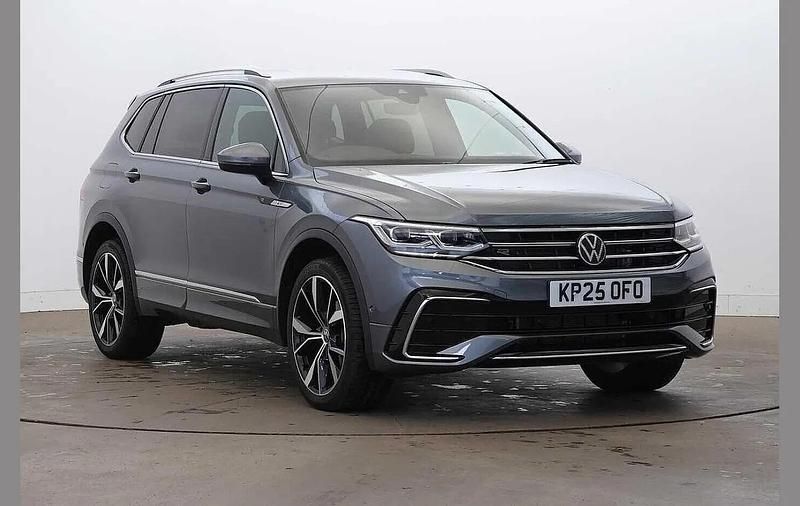 Grey Used 2025 VW Tiguan Allspace R-line SUV | £37,840 (Expensive) - Image 1/4