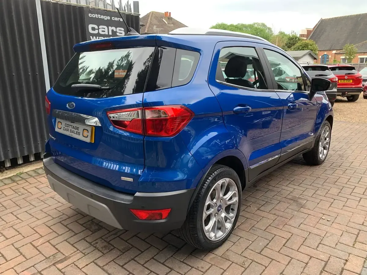 Used Ford Ecosport Titanium 125 HP (91 kW) 2018 Blue SUV