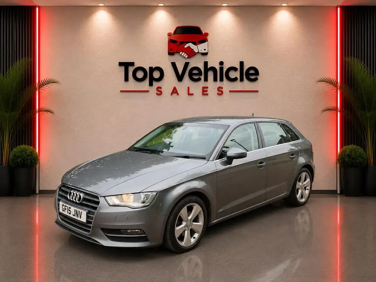 Used Audi A3 Sport 150 HP (110 kW) 2015 Grey Hatchback