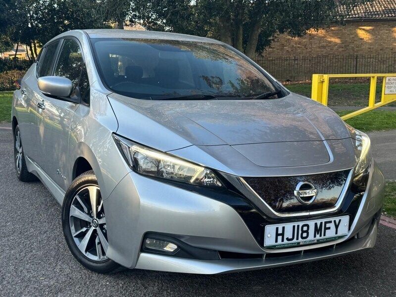 Silver Used 2018 Nissan Leaf Acenta Hatchback | £7,495 (Fair price) - Image 1/4