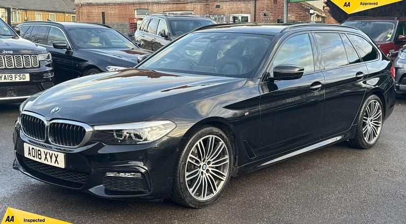 Used BMW 520 M Sport 184 HP (135 kW) 2018 Black Estate